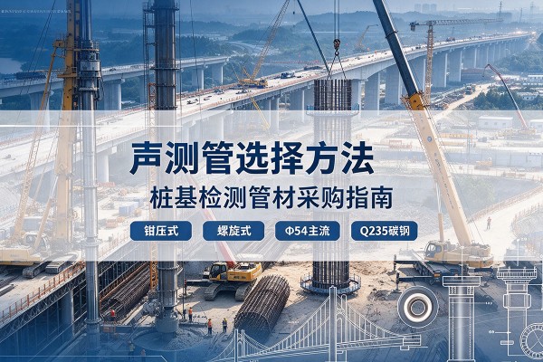 自流井声测管选型标准